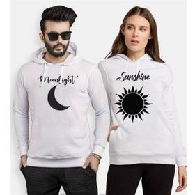 Tshirthane Moonlight Sunshine 2'li Sevgili Sweatshirt