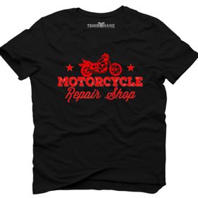 Tshirthane Motorcycle Repair Erkek Tshirt
