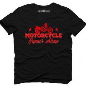 Tshirthane Motorcycle Repair Erkek Tshirt