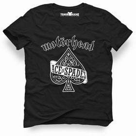 Tshirthane Motörhead Ace Of Spades Album Siyah Erkek T-shirt