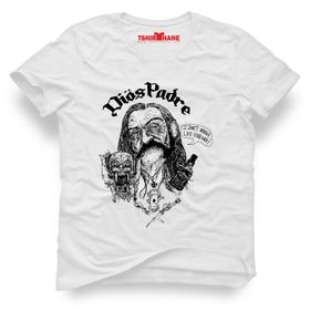 Tshirthane Motorhead DiösPadre Beyaz Erkek T-shirt