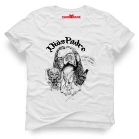 Tshirthane Motorhead DiösPadre Beyaz Erkek T-shirt