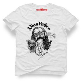 Tshirthane Motorhead DiösPadre Beyaz Erkek T-shirt