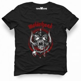 Tshirthane Motörhead Logo Siyah Erkek T-shirt