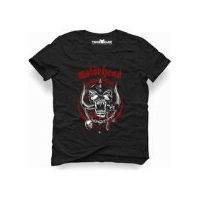 Tshirthane Motörhead Logo Siyah Erkek T-shirt