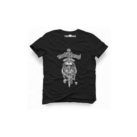 Tshirthane Motörhead Logo Sword Siyah Erkek T-shirt