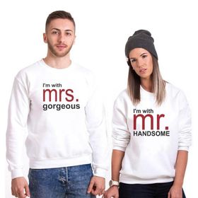 Tshirthane Mr. Mrs. Always Right. 2'li Sevgili T-shirt