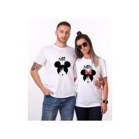 Tshirthane Mr. Mrs. Fare 2'li Sevgili T-shirt