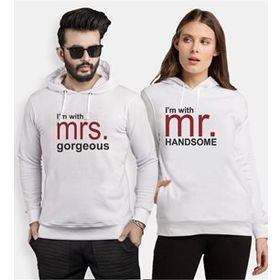 Tshirthane Mr Mrs Handsome Gorgeous 2'li Sevgili Sweatshirt
