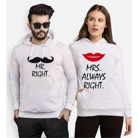 Tshirthane Mr. Mrs. Right. 2'li Sevgili Sweatshirt