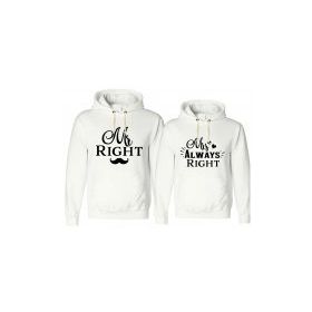 Tshirthane Mr Right 2'li Sevgili Sweatshirt