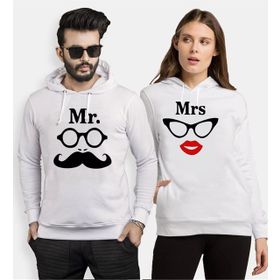 Tshirthane Mrmrs Glasses 2'li Sevgili Sweatshirt