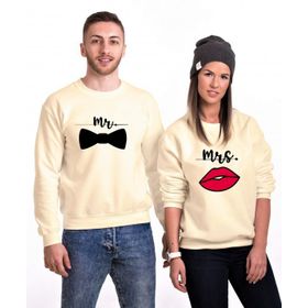 Tshirthane Mrpapyon Mrs 2'li Sevgili Sweatshirt