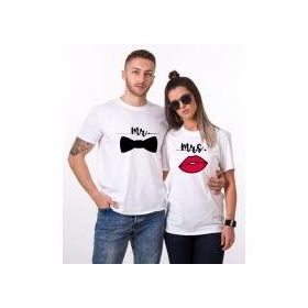 Tshirthane Mrpapyon Mrs 2'li Sevgili T-shirt