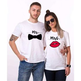 Tshirthane Mrpapyon Mrs 2'li Sevgili T-shirt