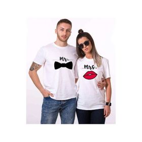 Tshirthane Mrpapyon Mrs 2'li Sevgili T-shirt