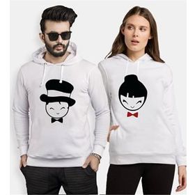 Tshirthane Mutlu Çift 2'li Sevgili Sweatshirt