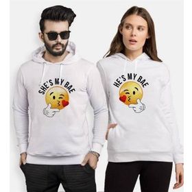 Tshirthane My Bae Smile 2'li Sevgili Sweatshirt