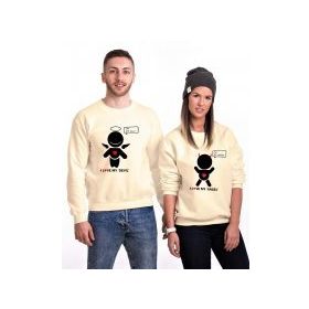 Tshirthane My Devil My Angel 2'li Sevgili Sweatshirt