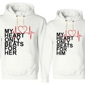 Tshirthane My Heart 2'li Sevgili Sweatshirt