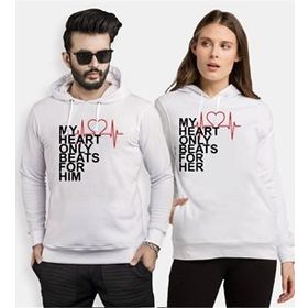 Tshirthane My Heart 2'li Sevgili Sweatshirt