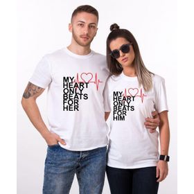 Tshirthane My Heart 2'li Sevgili T-shirt