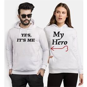 Tshirthane My Hero Yes,ıts Me 2'li Sevgili Sweatshirt