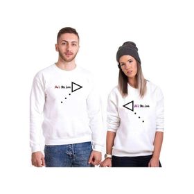 Tshirthane My Love Ok 2'li Sevgili Sweatshirt