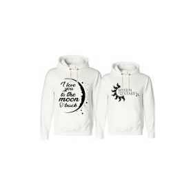 Tshirthane My Sun Love Moon 2'li Sevgili Sweatshirt