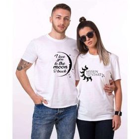 Tshirthane My Sun Love Moon Sevgili T-shirt