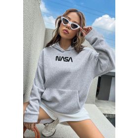 Tshirthane Nasa Baskılı Unisex Sweatshirt