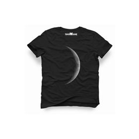 Tshirthane Nasa Uzay Astronot Dünya Ay Siyah Erkek Tshirt