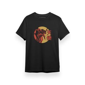 Tshirthane Neon Genesis Evangelion Retro Vintage Siyah Erkek T-shirt
