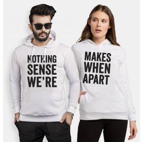 Tshirthane Nothing Sense Were 2'li Sevgili Sweatshirt