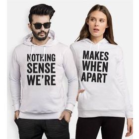 Tshirthane Nothing Sense Were 2'li Sevgili Sweatshirt