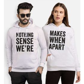 Tshirthane Nothing Sense Were 2'li Sevgili Sweatshirt