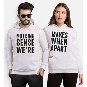 Tshirthane Nothing Sense Were 2'li Sevgili Sweatshirt