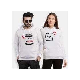 Tshirthane Nutellam Ekmek Dilimim 2'li Sevgili Sweatshirt