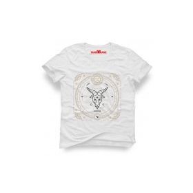 Tshirthane Oğlak Burcu Capricorn Beyaz Erkek T-shirt