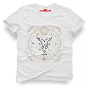 Tshirthane Oğlak Burcu Capricorn Beyaz Erkek T-shirt