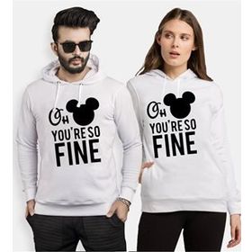 Tshirthane Oh Youre So Fine 2'li Sevgili Sweatshirt