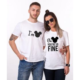 Tshirthane Oh Youre So Fine 2'li Sevgili T-shirt