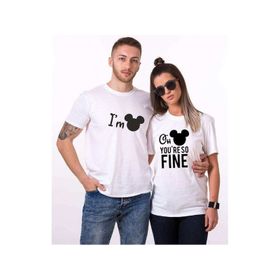 Tshirthane Oh Youre So Fine 2'li Sevgili T-shirt
