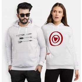 Tshirthane Ok Hedef 12 2'li Sevgili Sweatshirt