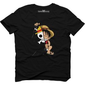 Tshirthane One Piece Curtain Perde Siyah Erkek T-shirt