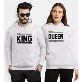 Tshirthane Onlya King Onlya Queen 2'li Sevgili Sweatshirt