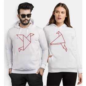 Tshirthane Origami 2'li Sevgili Sweatshirt