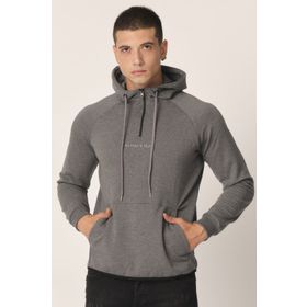 Tshirthane Örme Yarım Fermuarlı Kapşönlu Erkek Kapüşonlu Sweatshirt