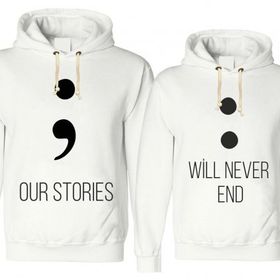 Tshirthane Our Stories Will Never End 2'li Sevgili Sweatshirt