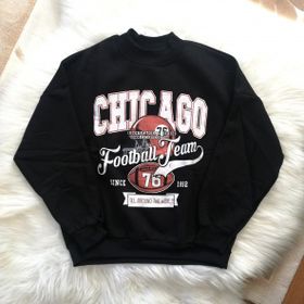 Tshirthane Oversize Chicago Hoodie Sweatshirt